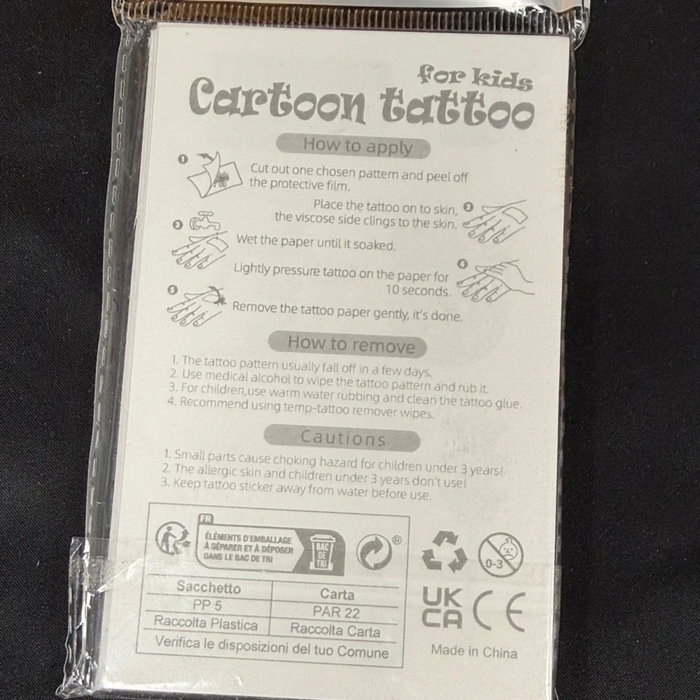 Police Themed Party Favor Set 24 sheets police temporary tattoos cuffs car badge